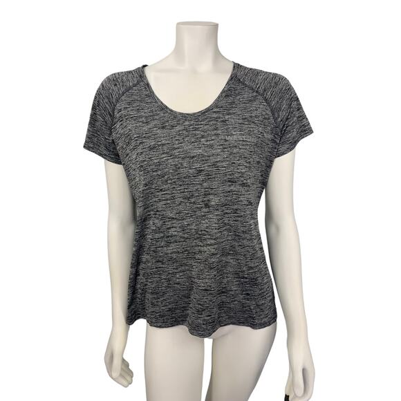 Under Armour Western logo Heat Gear Semi fitted gray athletic tee Large - Picture 1 of 6